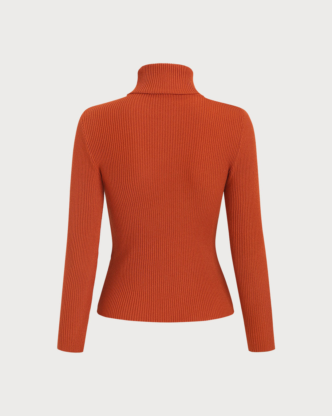 Brick Red Turtle Pullover Sweater