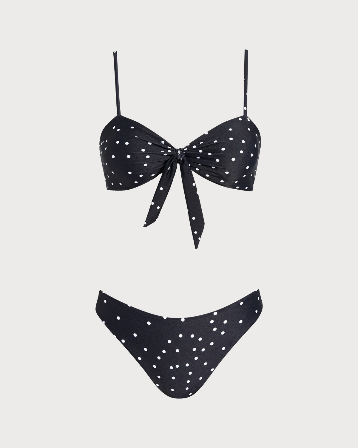 Black Polka Dot Bikini Sets