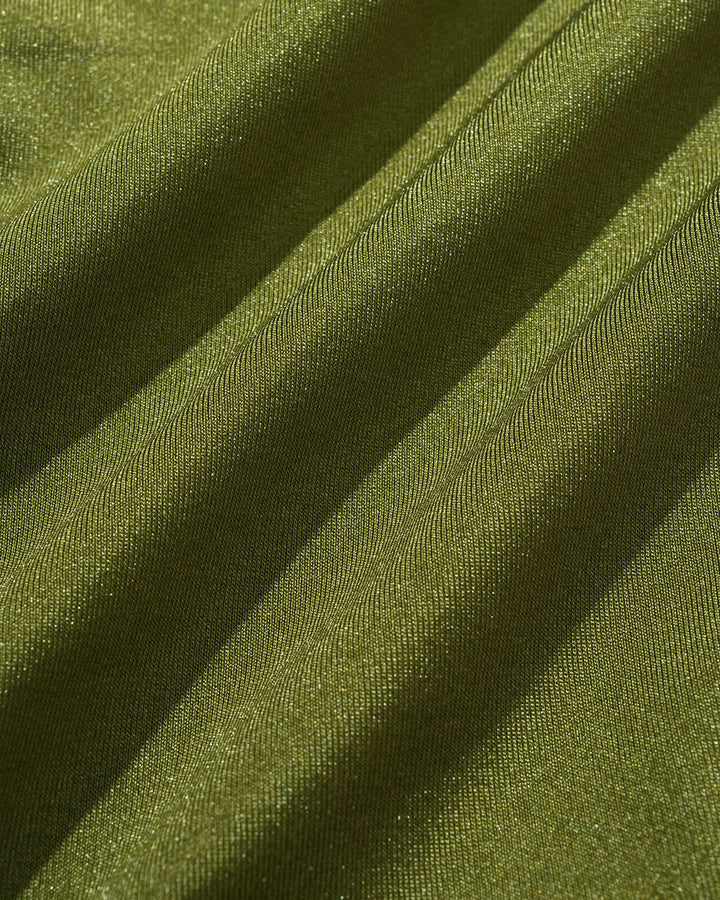 Green Ruffle Bralette One Piece Swimwear