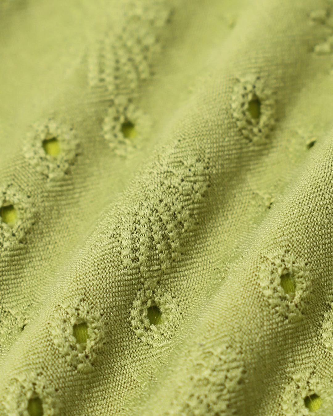 Green Textured Drawstring Bikini Bottoms