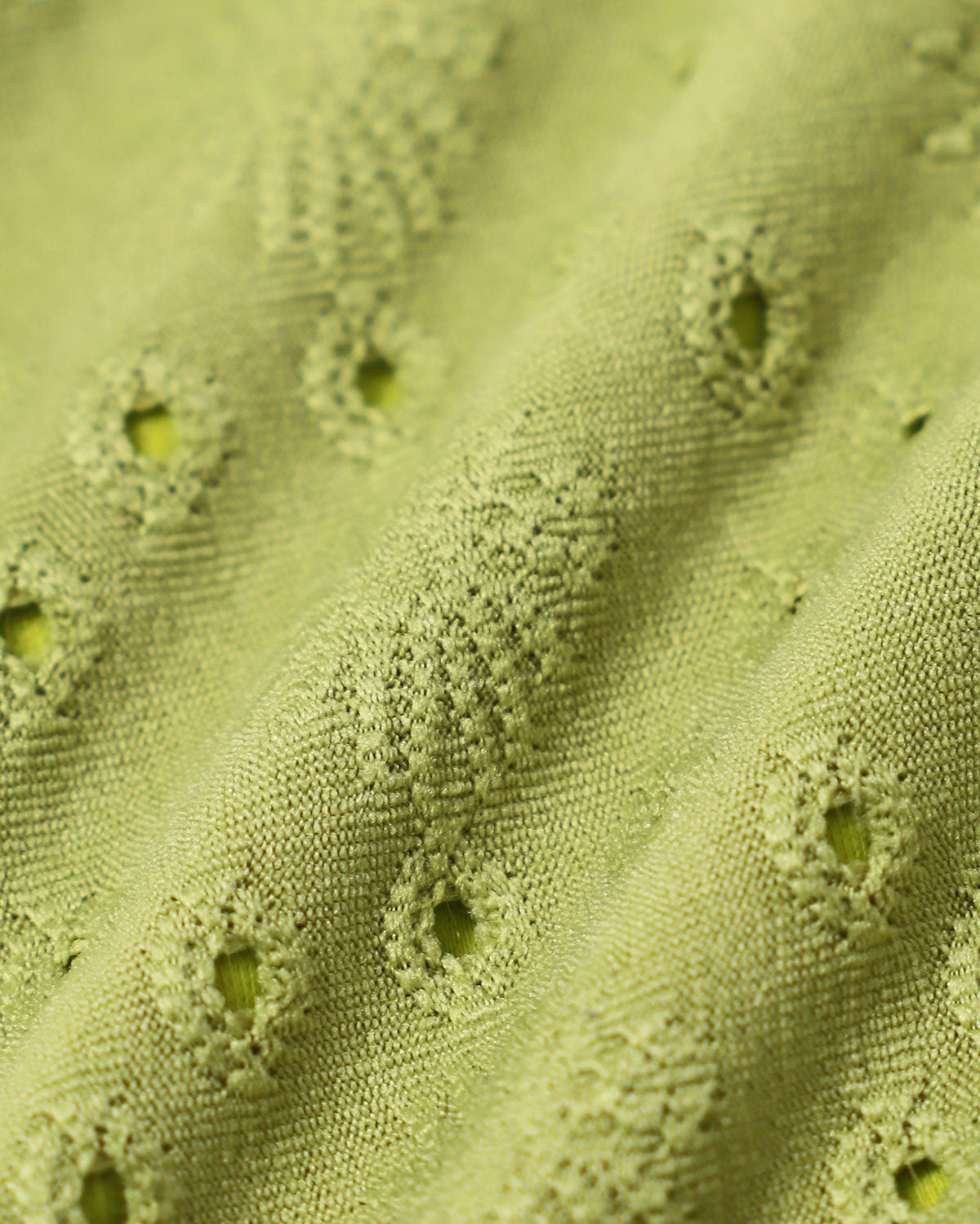 Green Textured Drawstring Bikini Bottoms