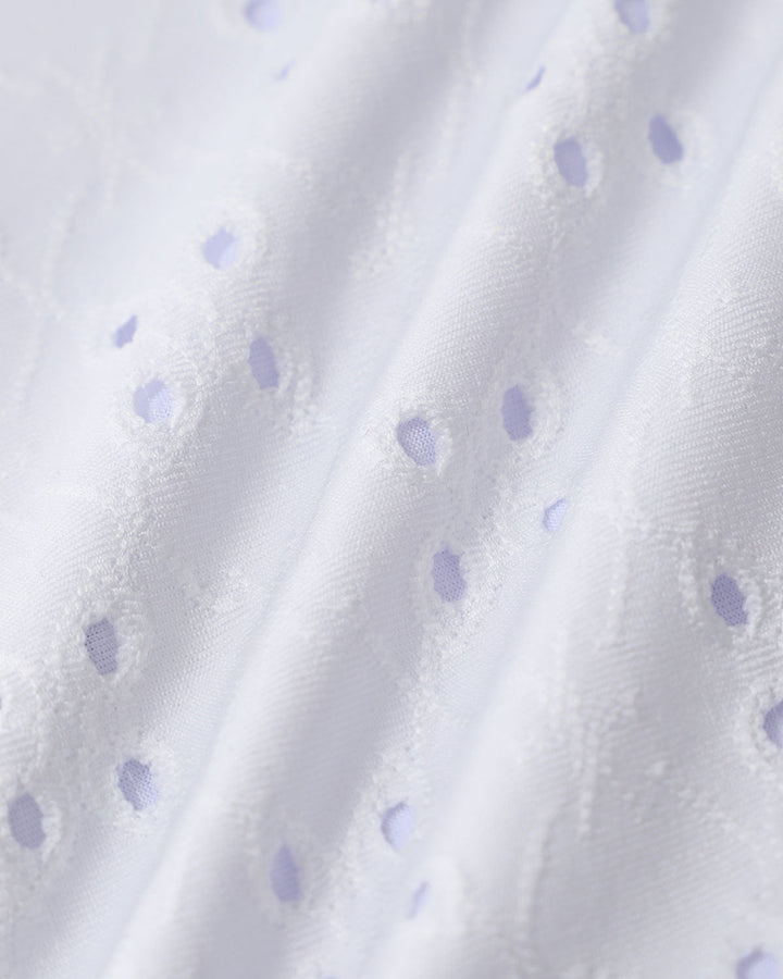 White Jacquard Underwire Bikini Set