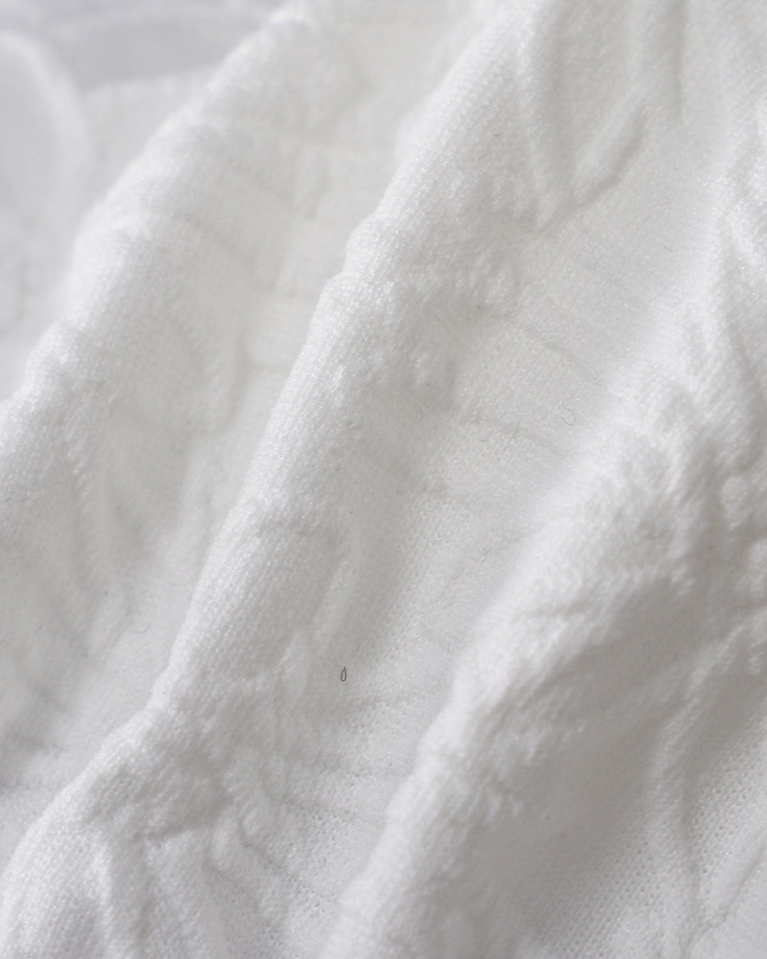 White Textured Halter Triangle Bikini Set