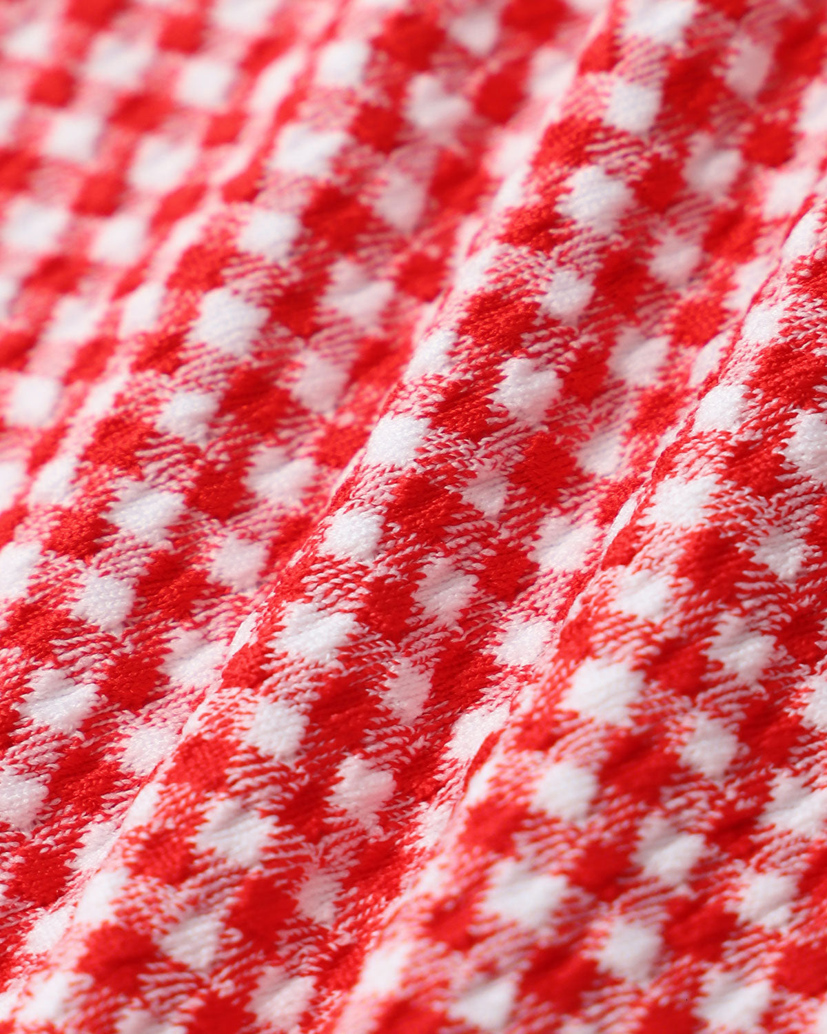 Red Plaid Triangle Bikini Set