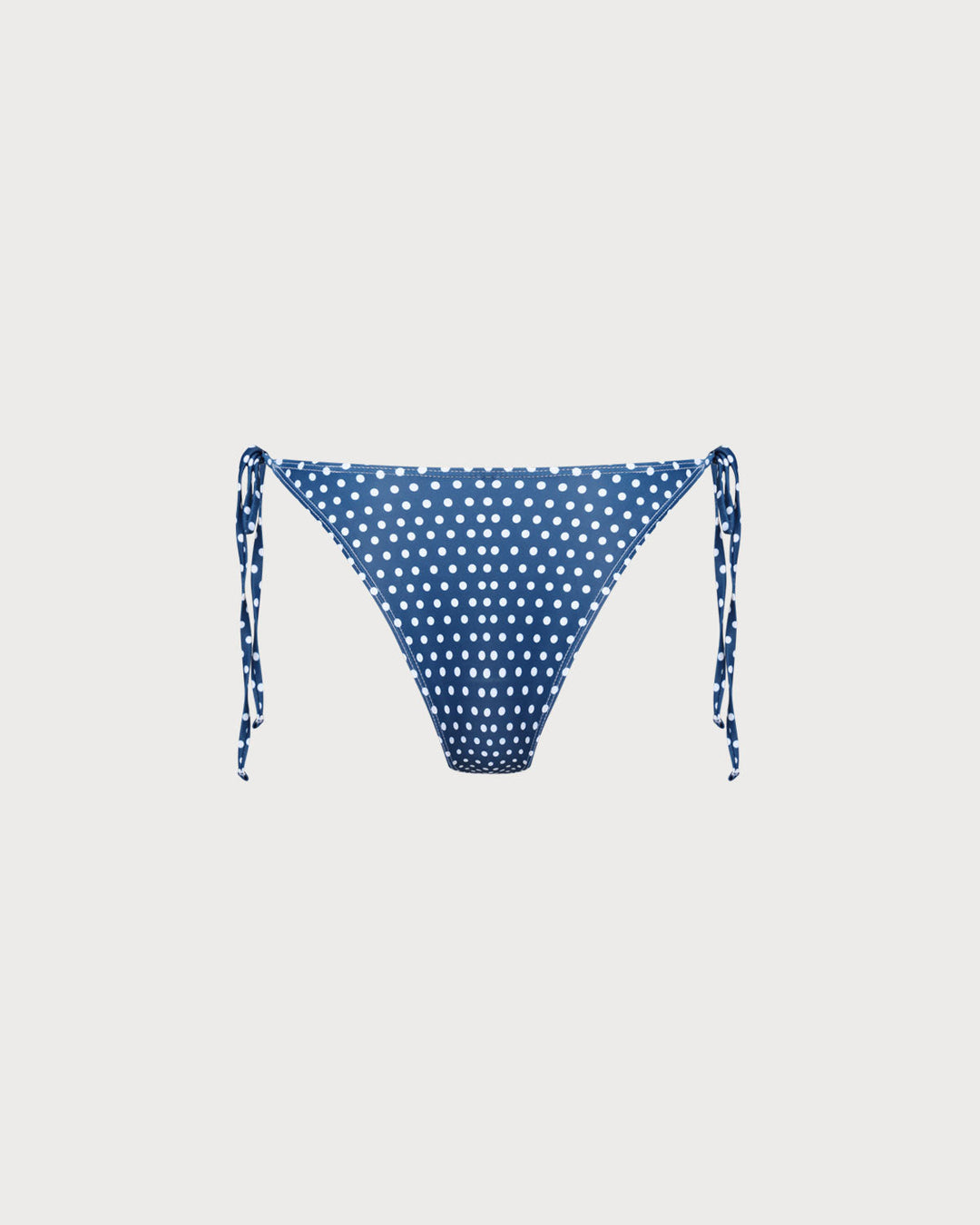 Blue Polka Dot Underwire Bikini Set