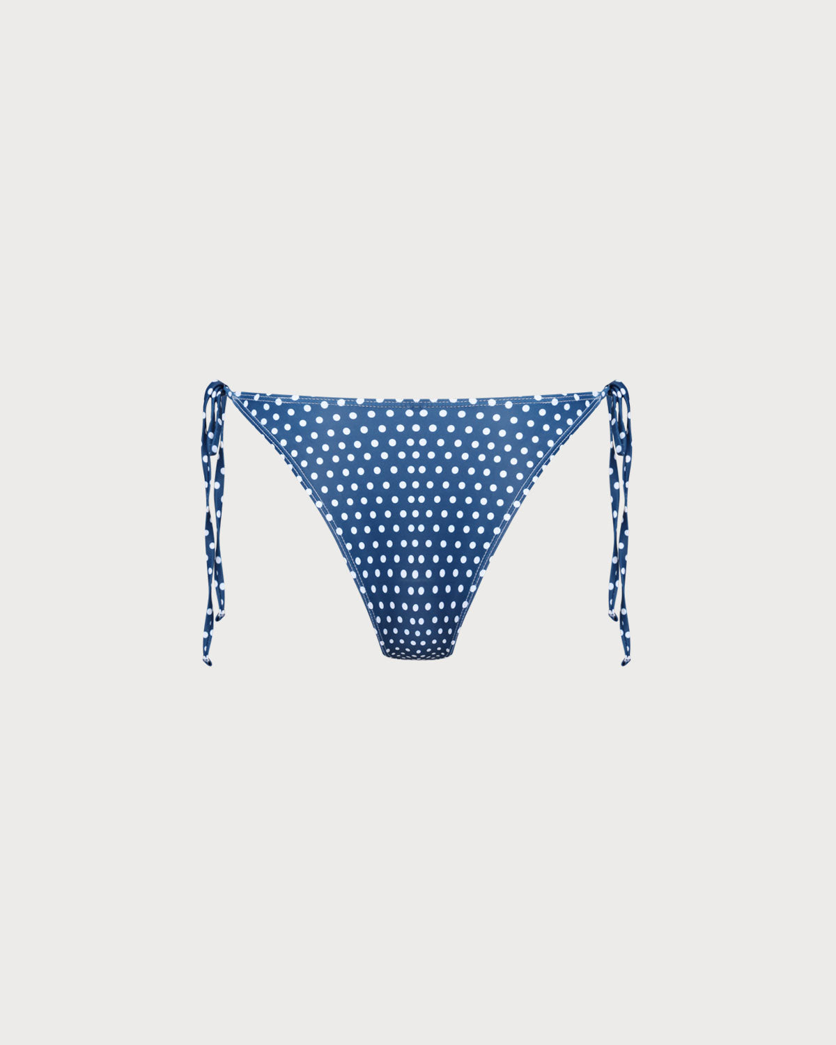 Blue Polka Dot Underwire Bikini Set