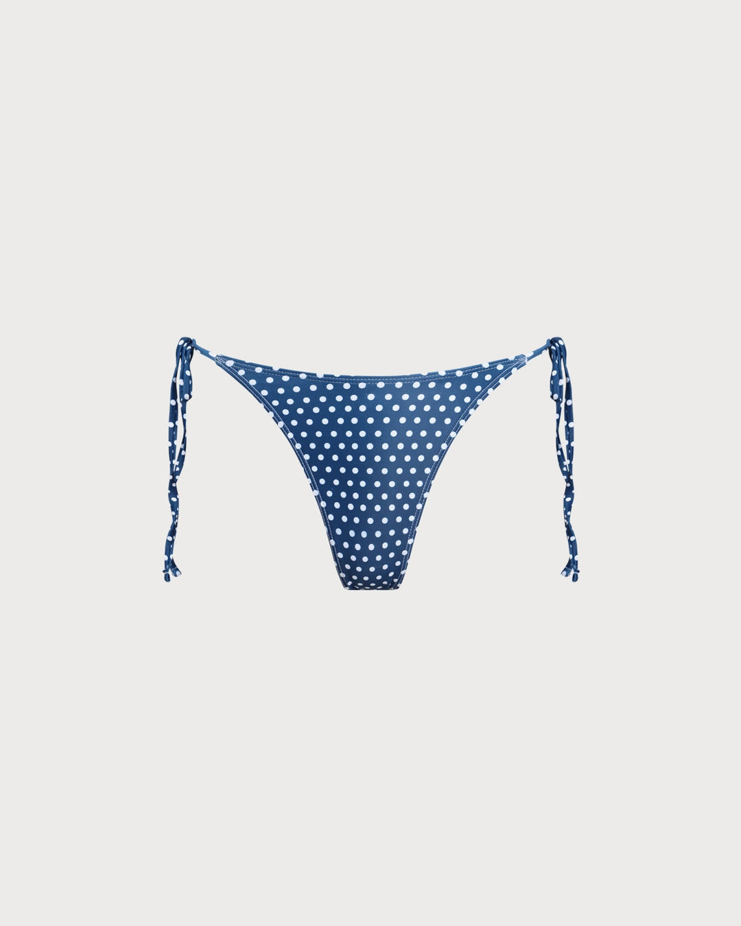 Blue Polka Dot Underwire Bikini Set