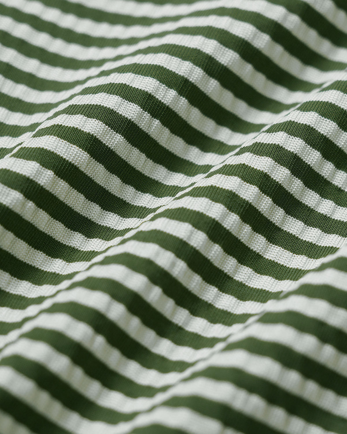 Army Green Striped Bralette Bikini Set