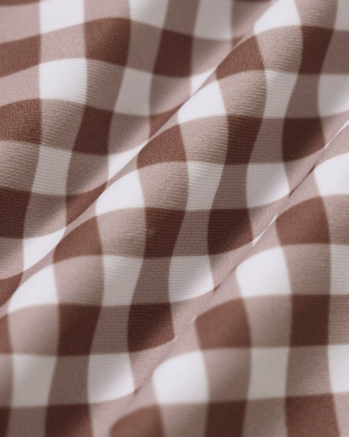 Coffee Plaid Halter Bikini Sets