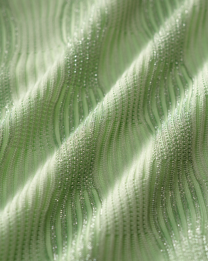 Green O-Ring Textured One Piece Swimwear