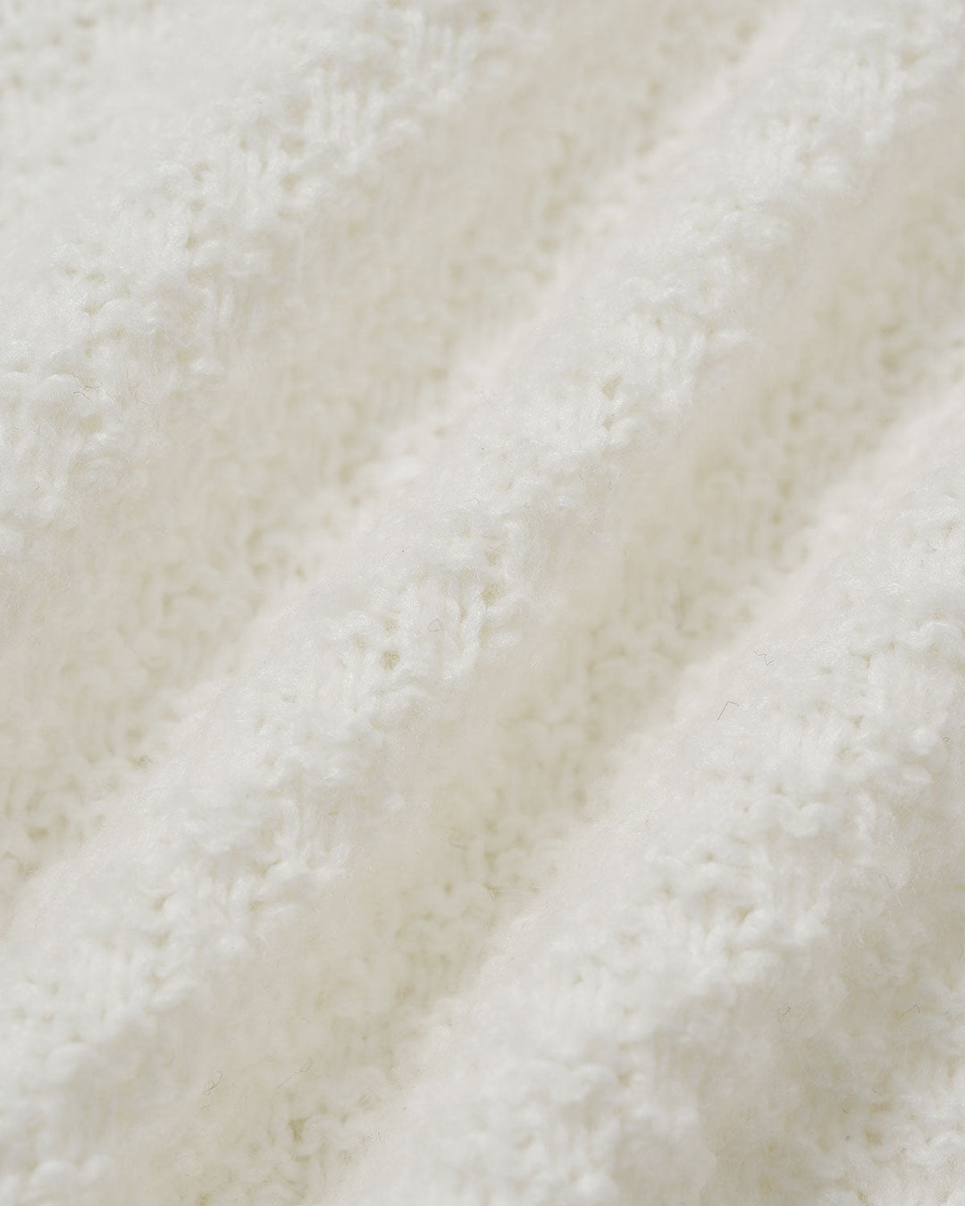 White Contrasting Single Breasted Knit Cardigan