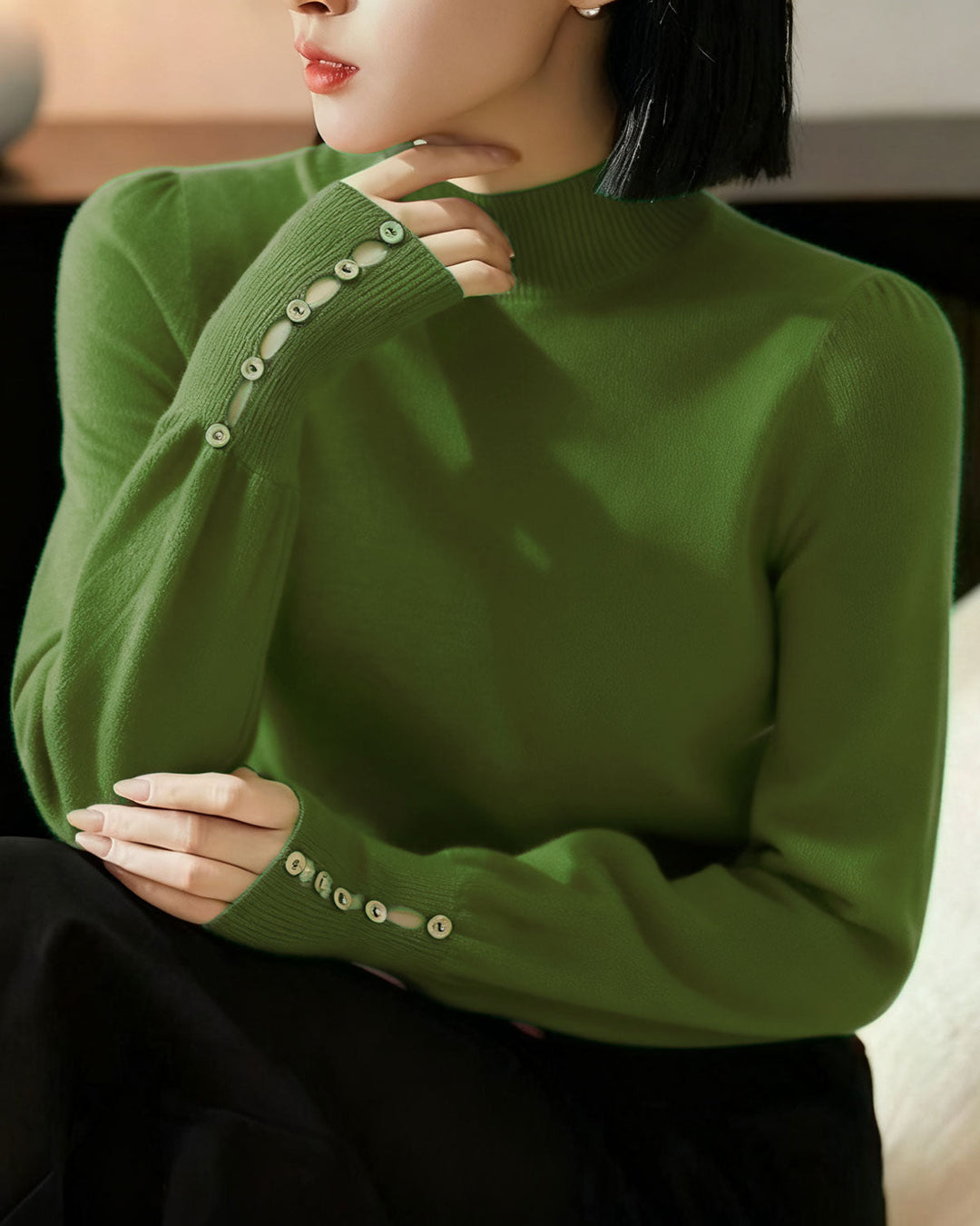 Green Turtle Sweater