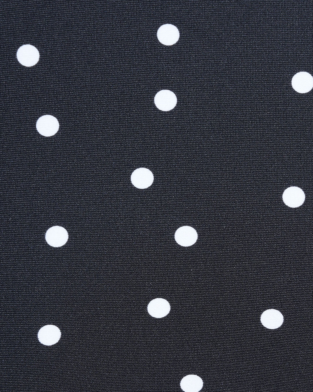 Black Polka Dots Bandeau Bikini Set