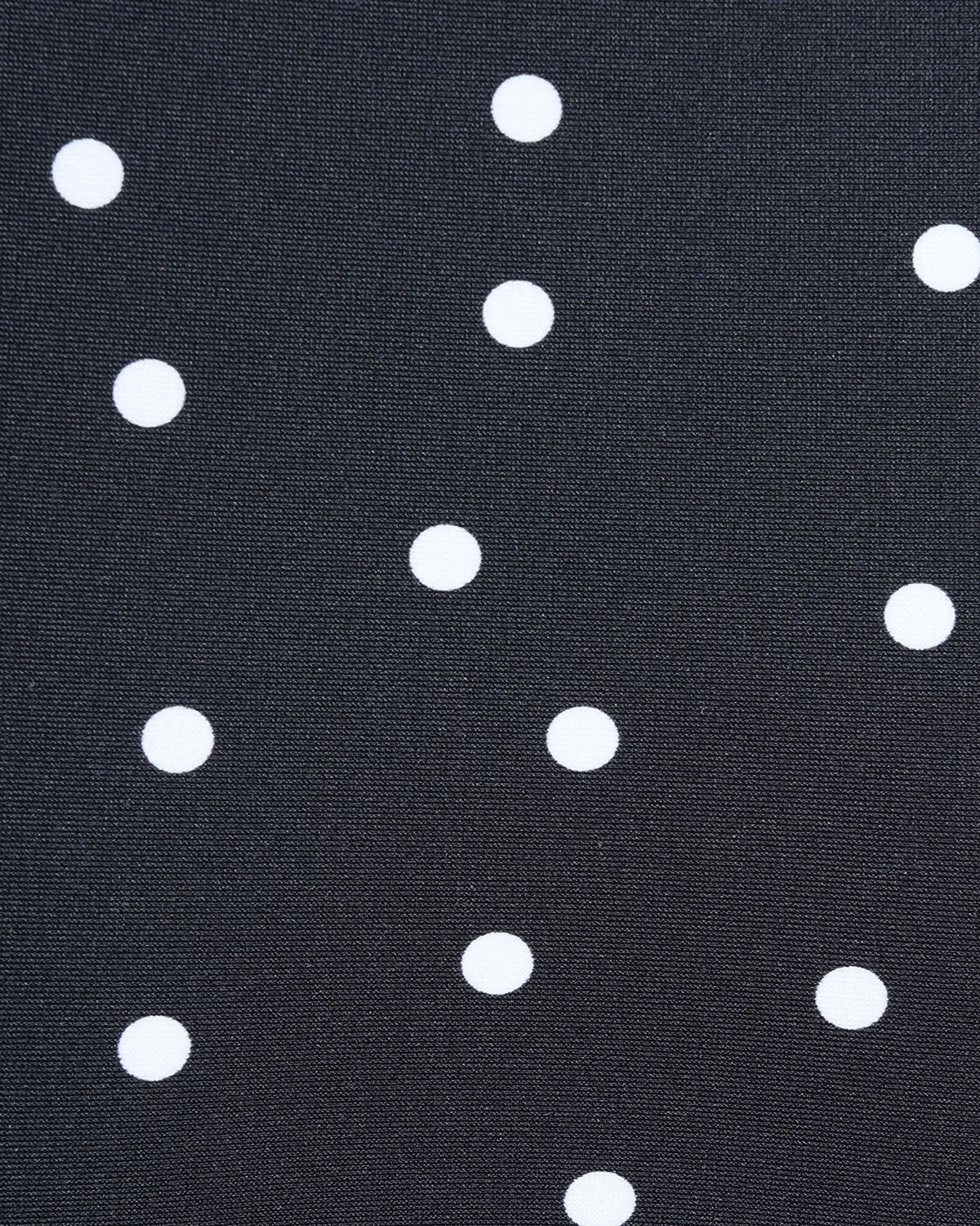 Black Polka Dots Bandeau Bikini Set