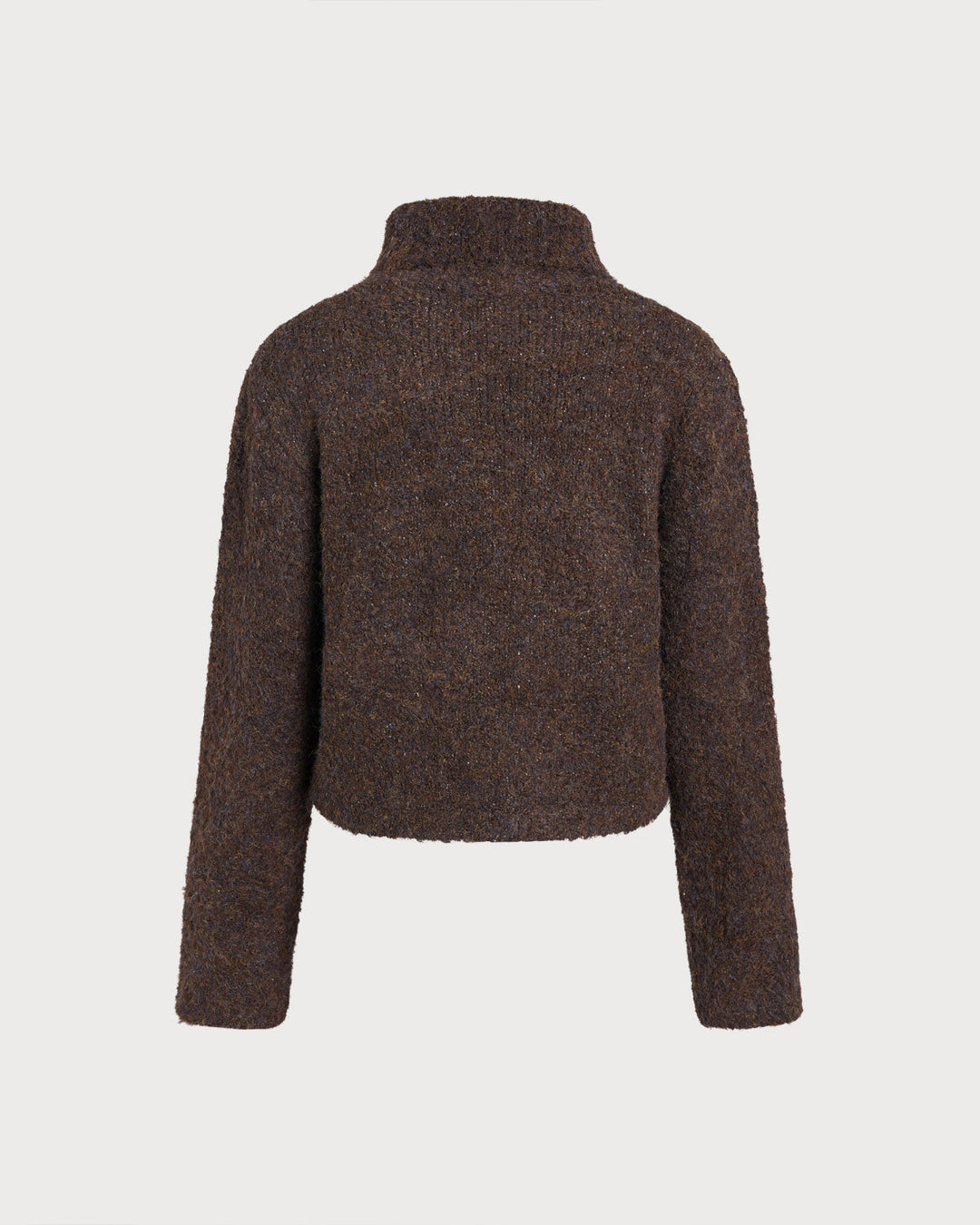 Coffee Turtle Knit Cardigan