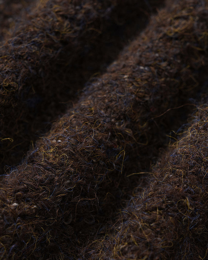 Coffee Turtle Knit Cardigan