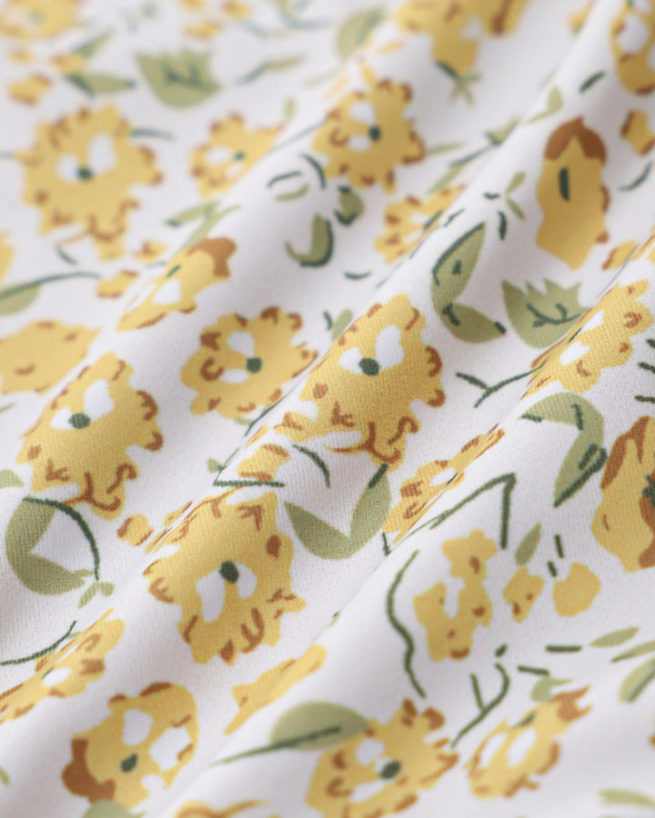 Yellow Floral Bikini Bottoms