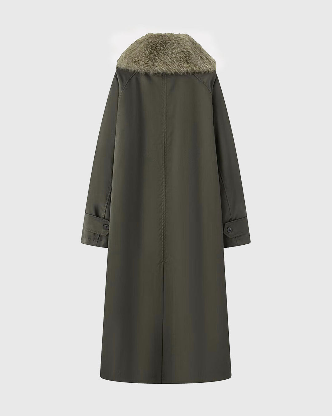 The Bianca Fur Collar Reverible Long Coat