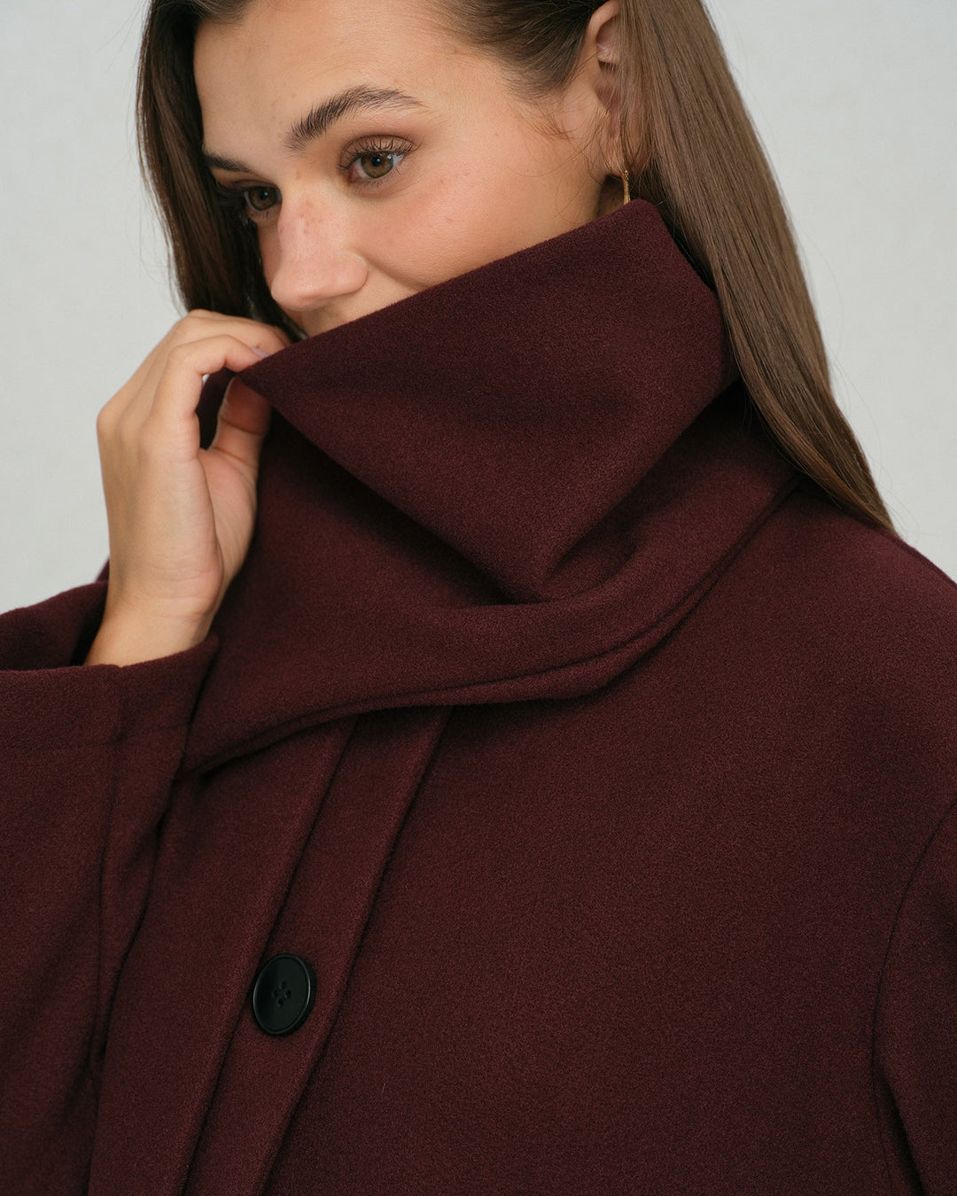 The Ember Shawl Coat
