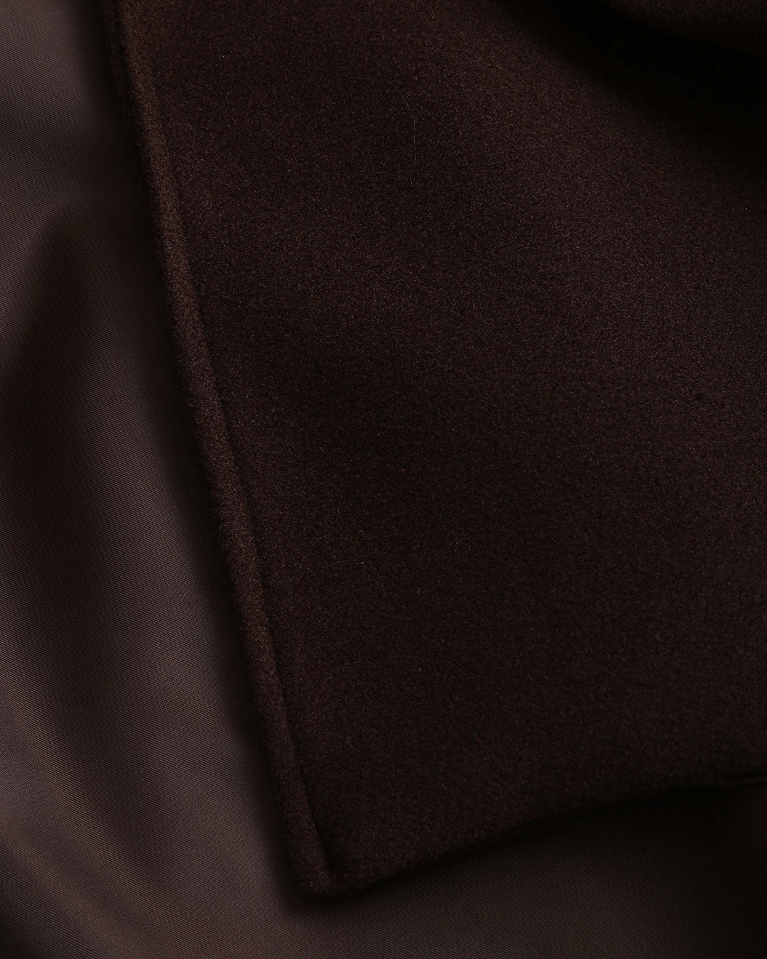 Coffee Belted Shawl Coat