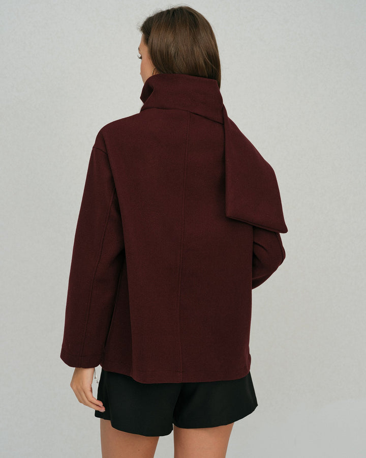 The Ember Shawl Coat