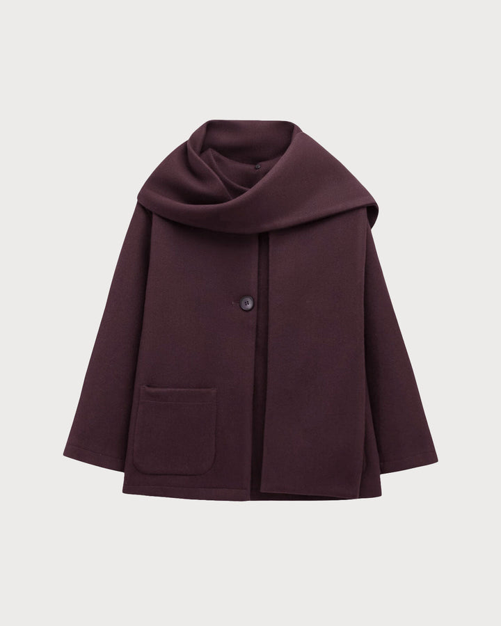 The Ember Shawl Coat