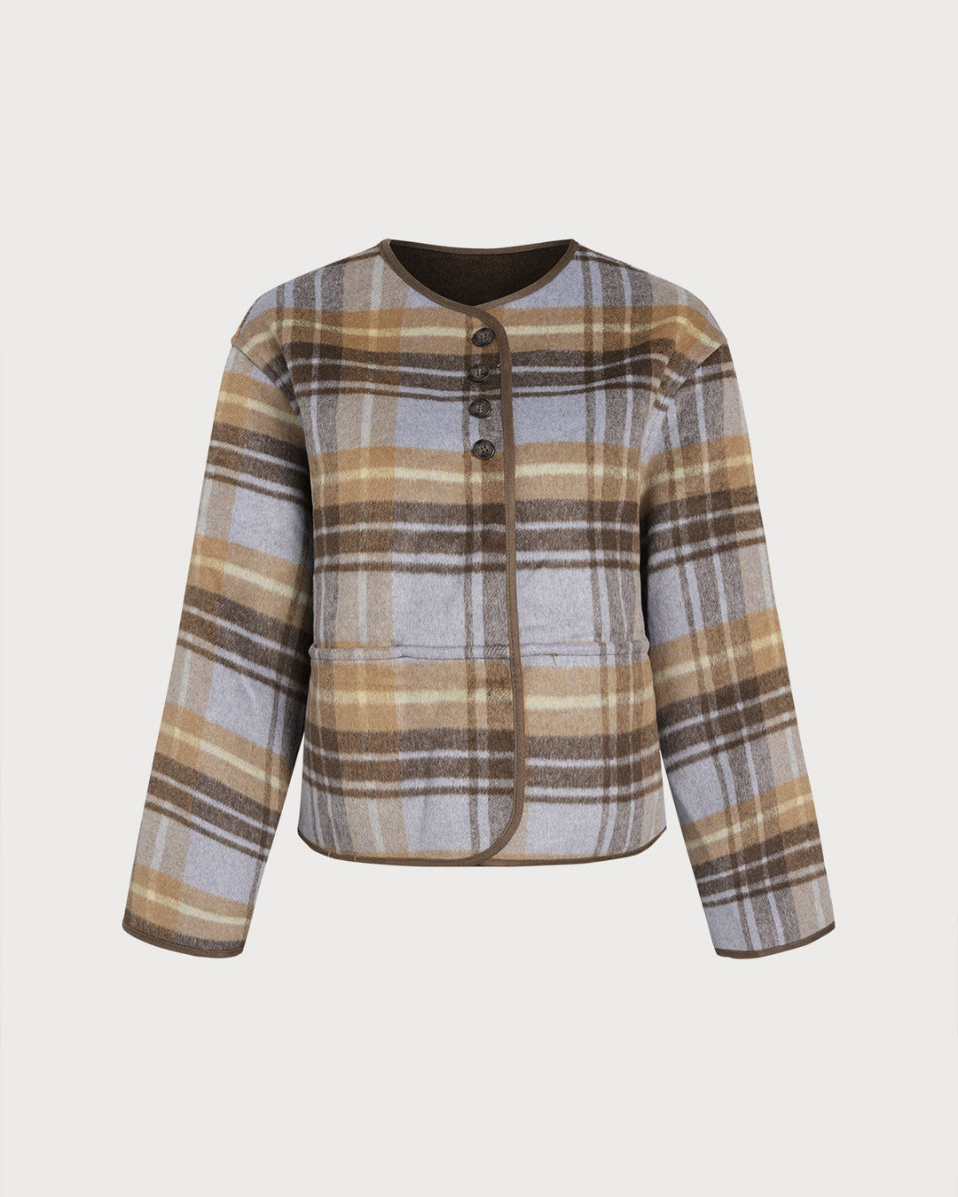 The Savoy Plaid Loose Jacket