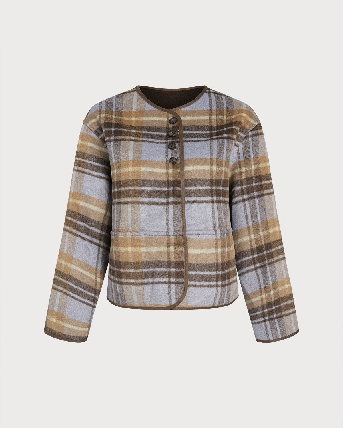 The Savoy Plaid Loose Jacket