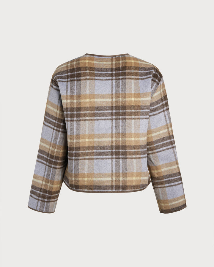 The Savoy Plaid Loose Jacket