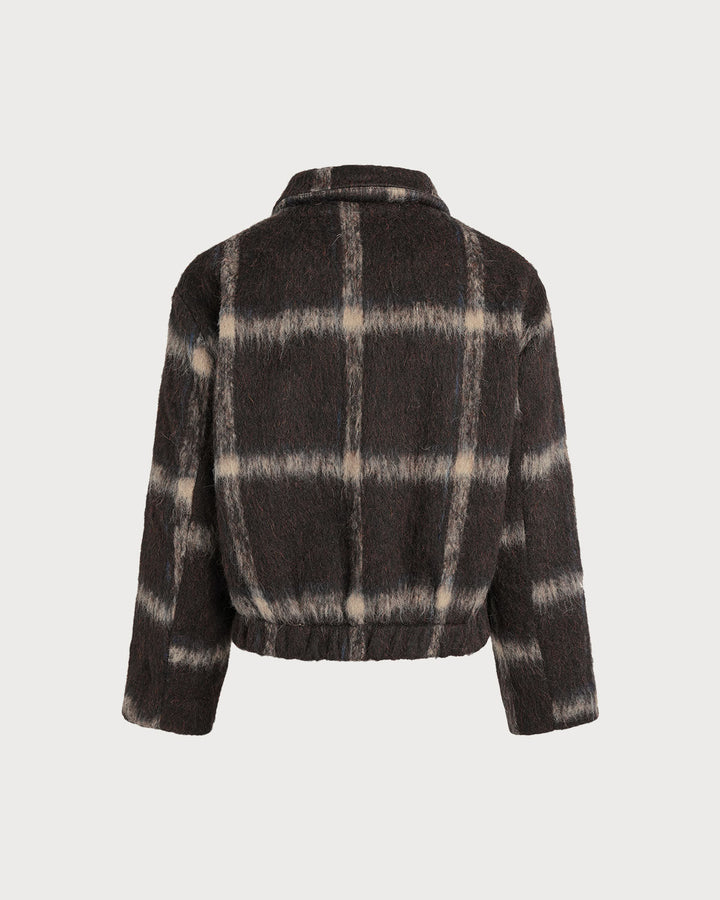 The Venus Plaid Single Breasted Jacket