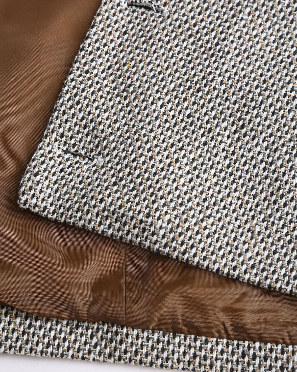 Brown Single Breasted Casual Jacket