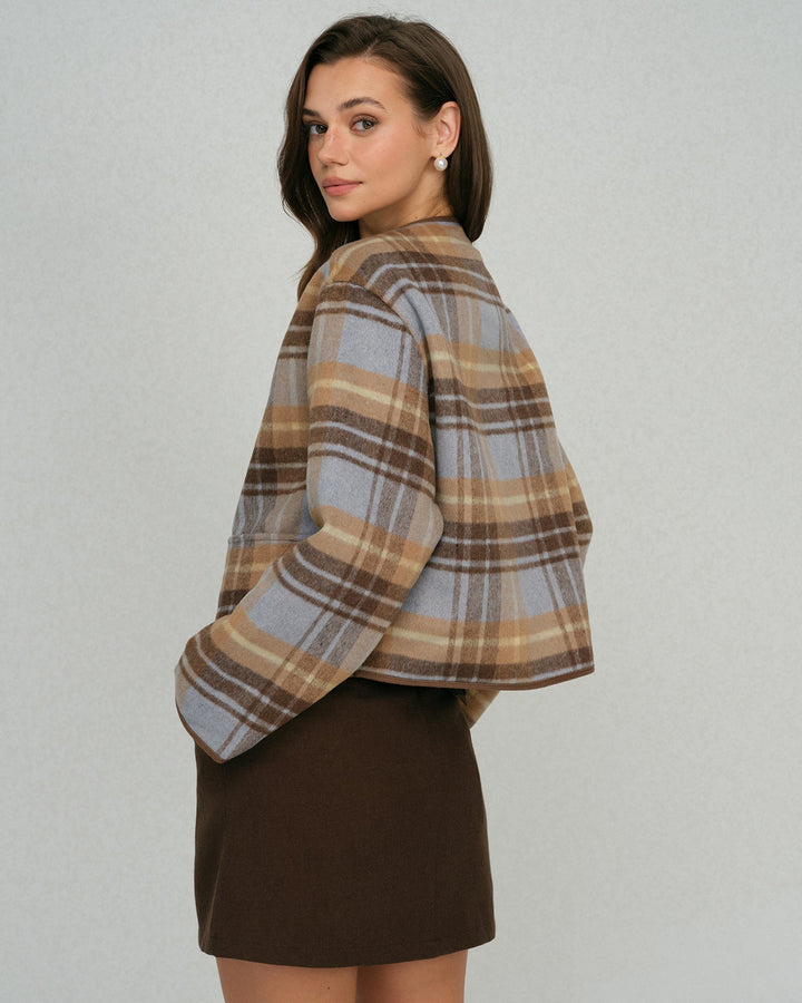 The Savoy Plaid Loose Jacket