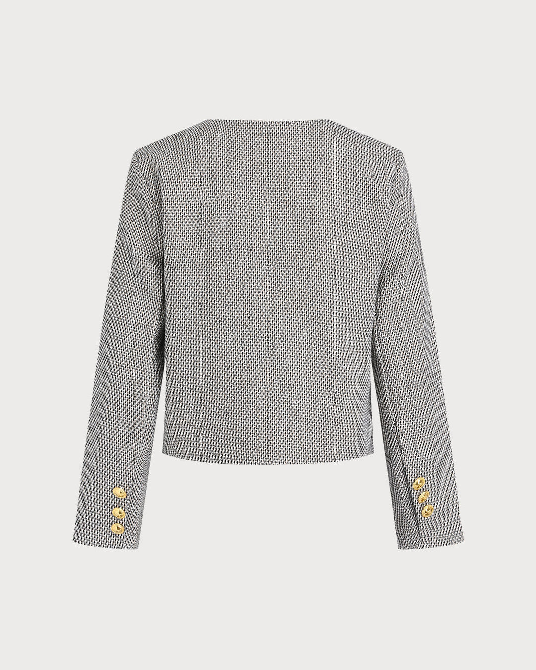 Brown Single Breasted Casual Jacket