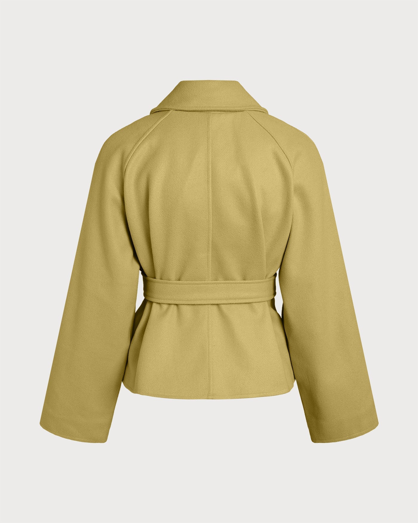 Yellow Belted Jacket