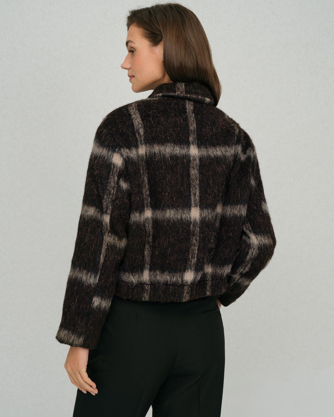 The Venus Plaid Single Breasted Jacket