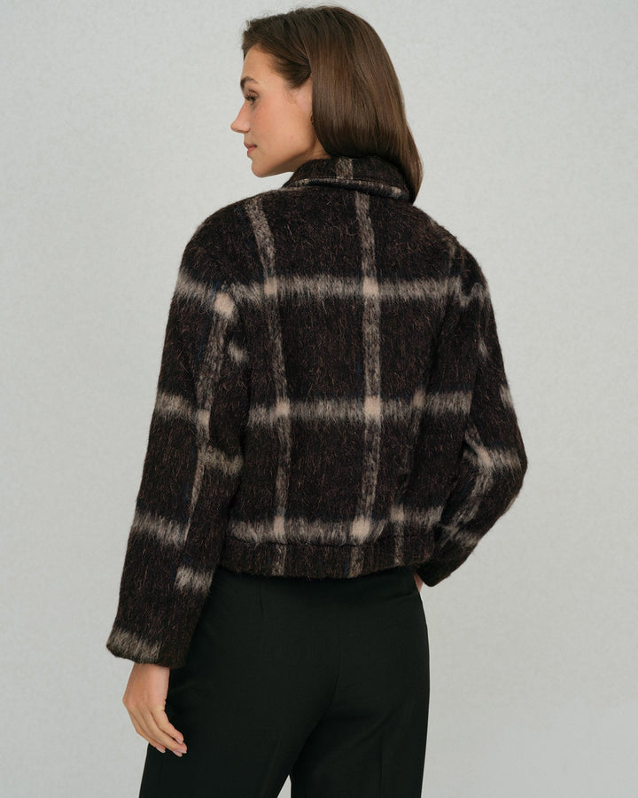 The Venus Plaid Single Breasted Jacket