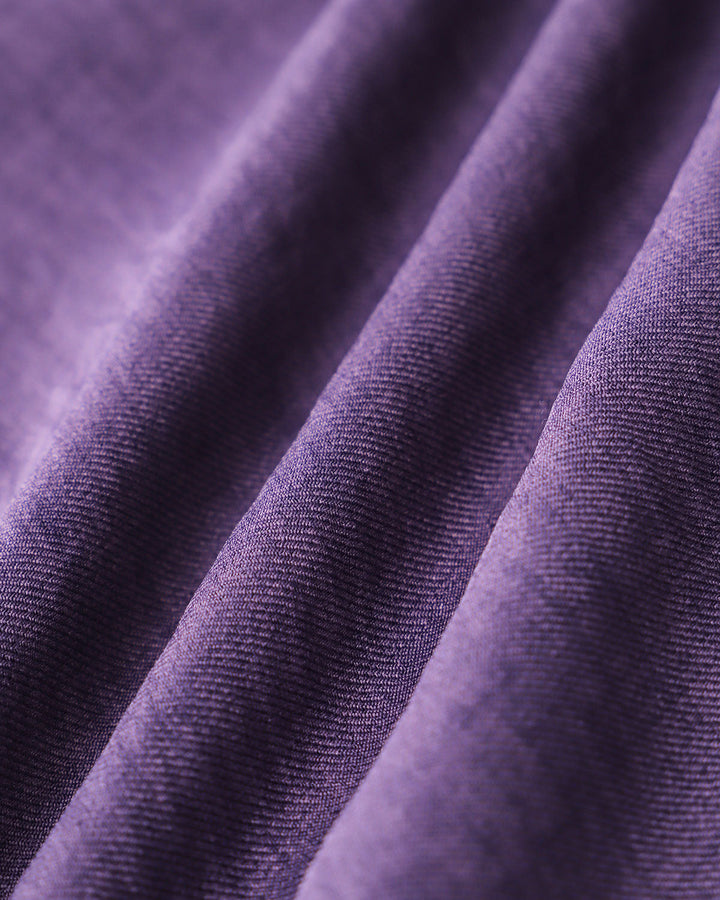 Purple Square Neck Slip Midi Dress