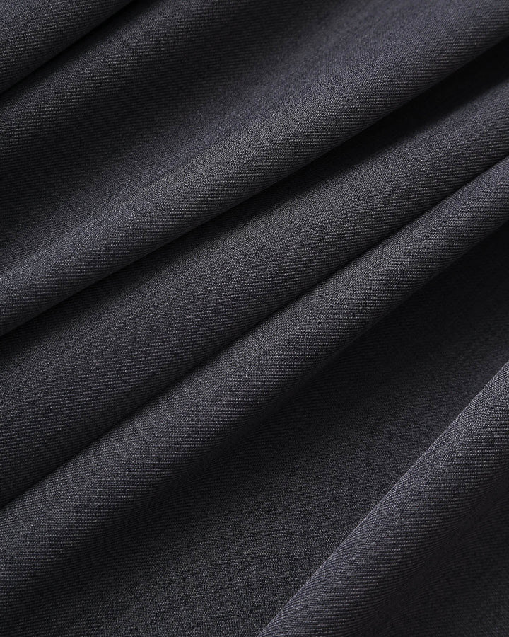 Grey Natural Waisted Straight Pants