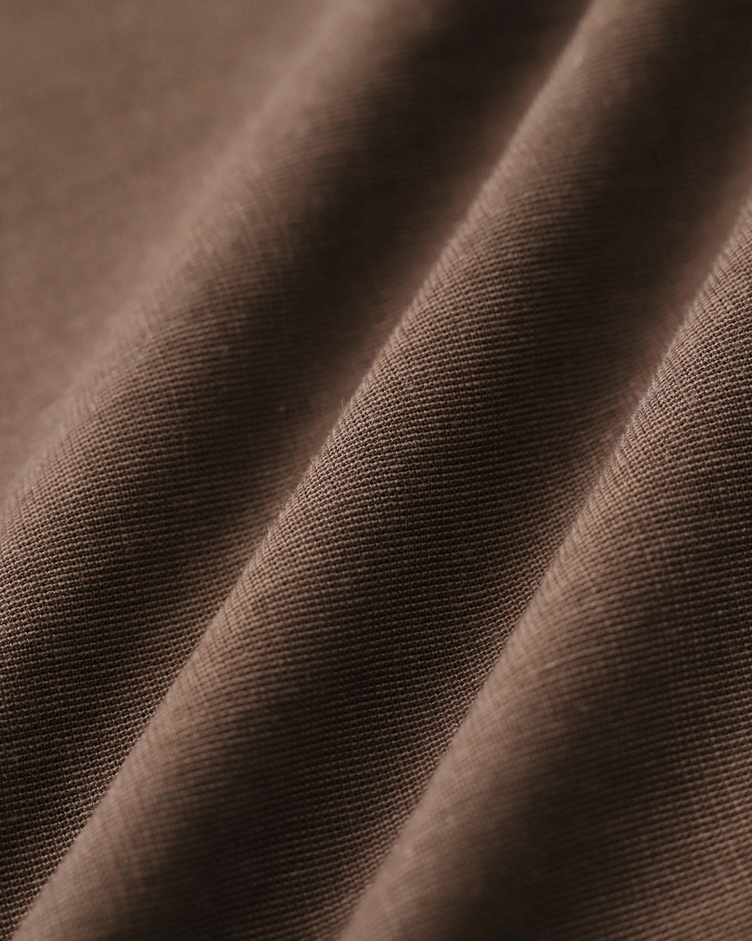 Coffee Elastic Waist Wide Leg Pants