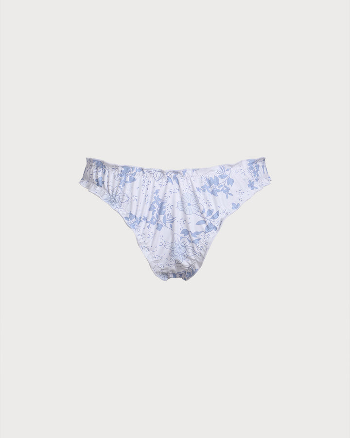 Blue Floral Tankini Bottoms