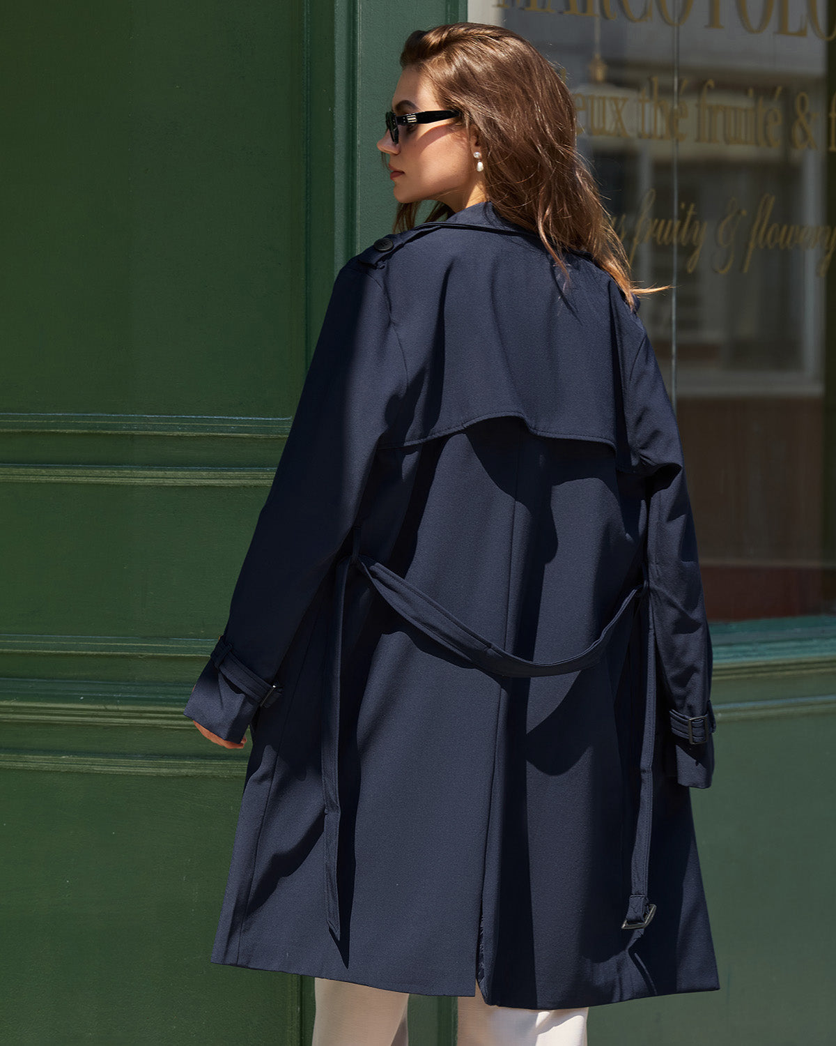 The Nova Pocket Belted Trench Coat