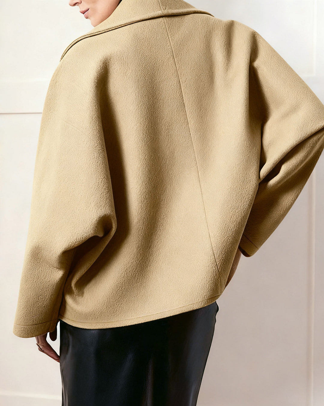 The Empress V Neck Pocket Coat